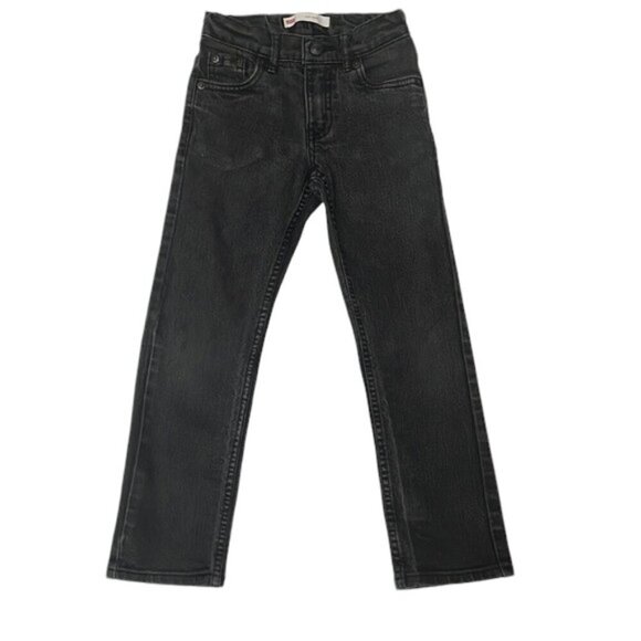 Levi's Boy's Size 6 Black Levi's 511 Slim Stretch Jeans Adjustable Waist - Picture 1 of 12